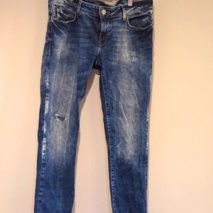 Acid wash Mavi boyfriend blue jean size 30